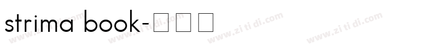 strima book字体转换
